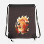 Kitsune Kawaii-none drawstring bag-NemiMakeit