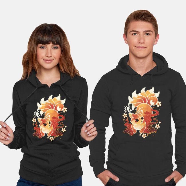 Kitsune Kawaii-unisex pullover sweatshirt-NemiMakeit