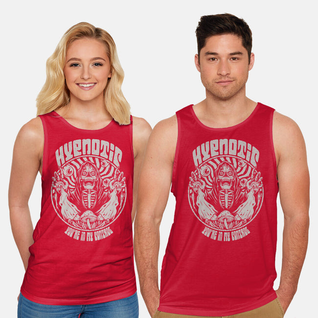 Hypnotic Skull-unisex basic tank-Slikfreakdesign