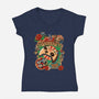 Gamers Gonna Game-womens v-neck tee-daobiwan