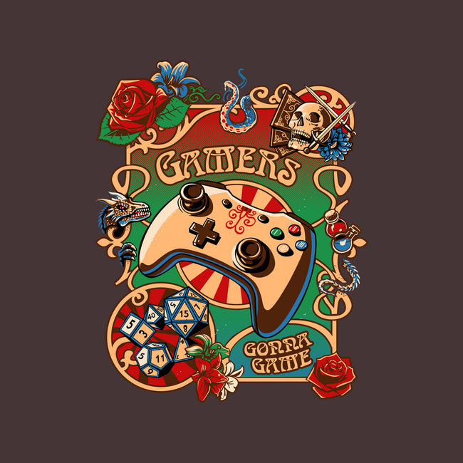 Gamers Gonna Game-none glossy sticker-daobiwan