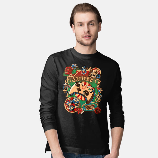 Gamers Gonna Game-mens long sleeved tee-daobiwan