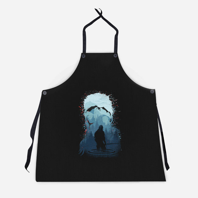 Stand Your Ground-unisex kitchen apron-rocketman_art