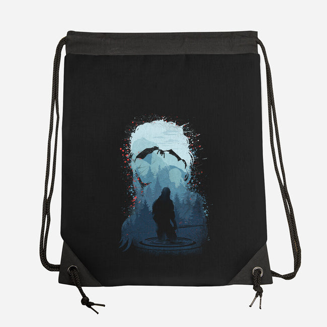 Stand Your Ground-none drawstring bag-rocketman_art