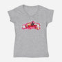 Love Cats-womens v-neck tee-krisren28