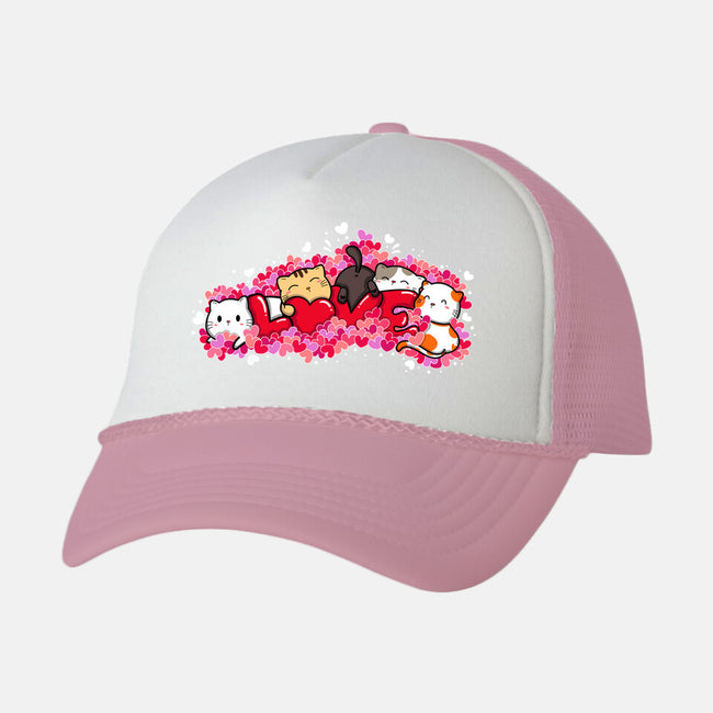 Love Cats-unisex trucker hat-krisren28