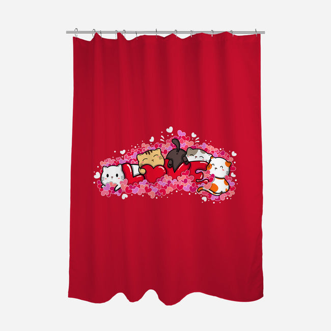 Love Cats-none polyester shower curtain-krisren28