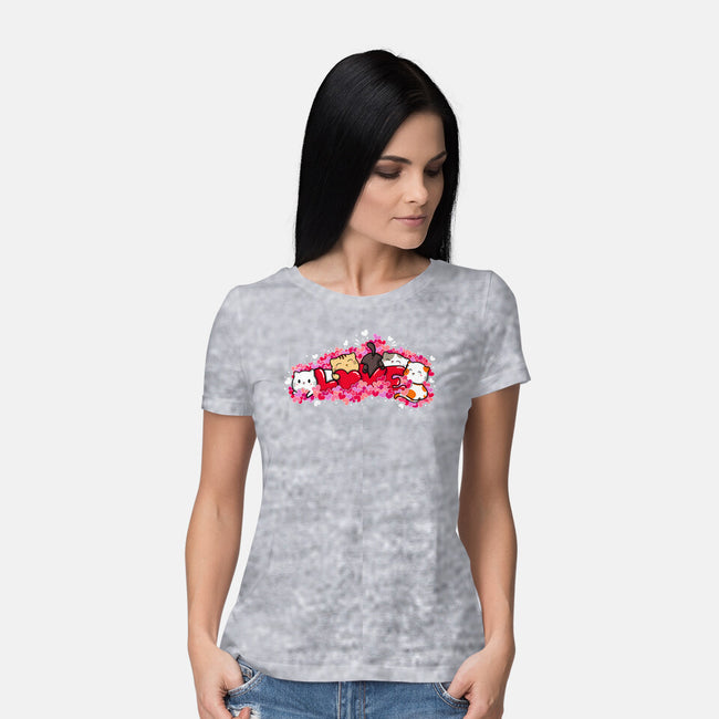 Love Cats-womens basic tee-krisren28