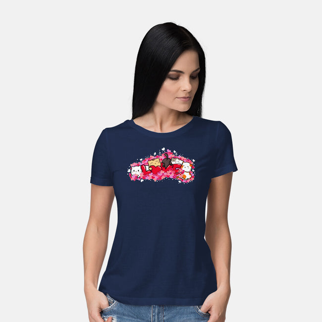Love Cats-womens basic tee-krisren28