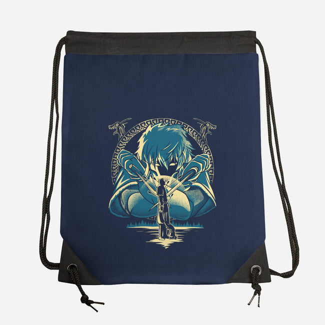 Son Of Thors-none drawstring bag-constantine2454