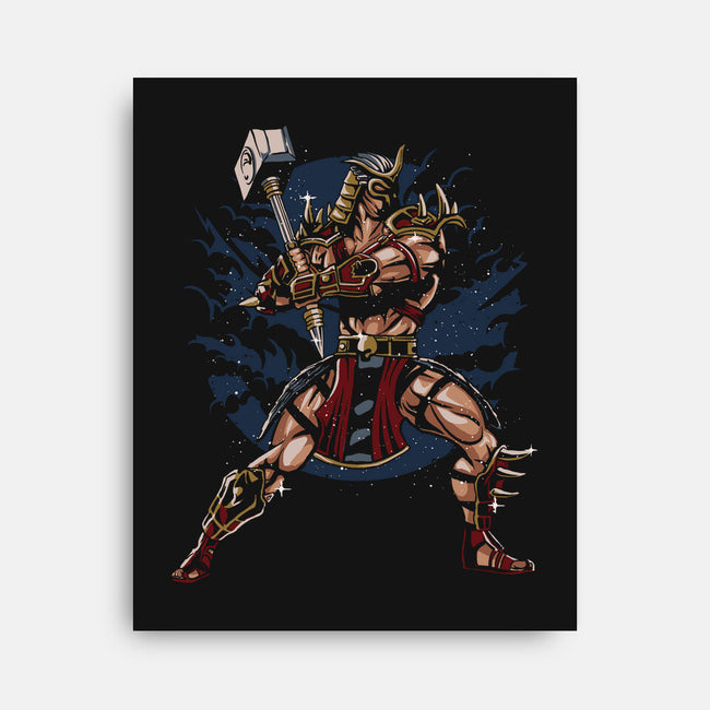 Shao Kahn-none stretched canvas-ElMattew