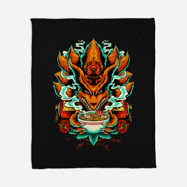 Power Of Ramen-none fleece blanket-spoilerinc