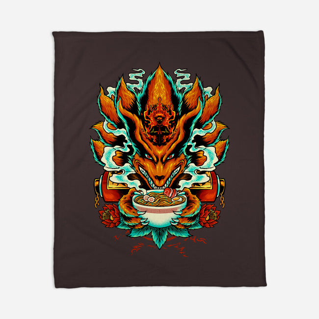 Power Of Ramen-none fleece blanket-spoilerinc