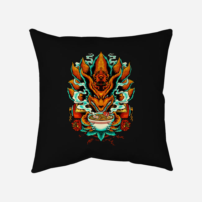 Power Of Ramen-none removable cover w insert throw pillow-spoilerinc