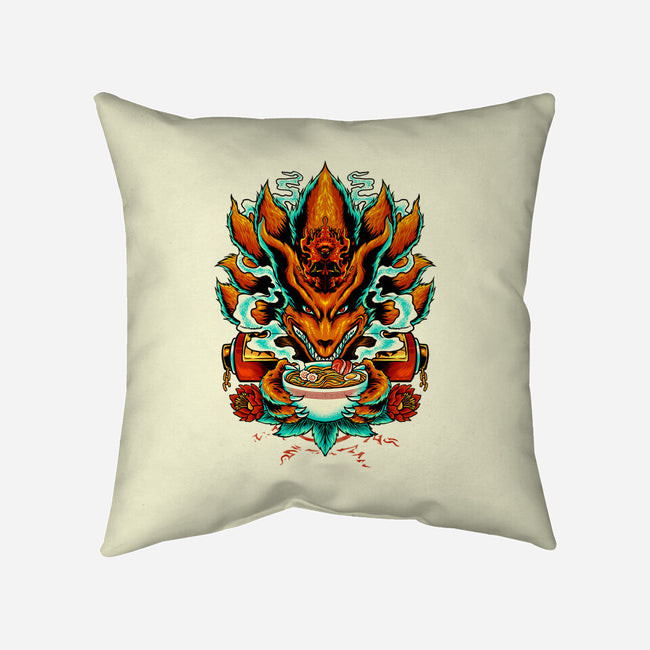 Power Of Ramen-none removable cover w insert throw pillow-spoilerinc