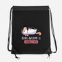 Being Awesome Is Exhausting-none drawstring bag-eduely