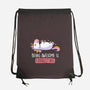 Being Awesome Is Exhausting-none drawstring bag-eduely