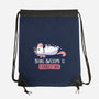 Being Awesome Is Exhausting-none drawstring bag-eduely