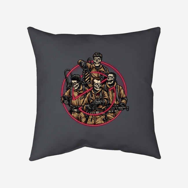 Busted Ghosts-none removable cover w insert throw pillow-glitchygorilla