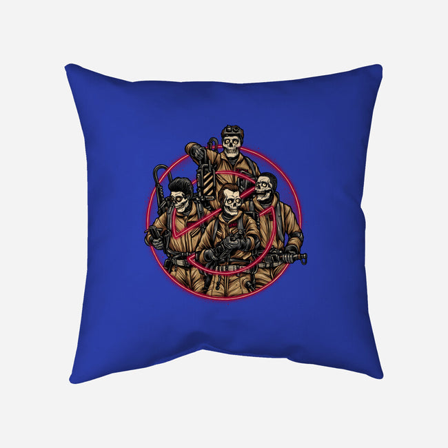 Busted Ghosts-none removable cover w insert throw pillow-glitchygorilla
