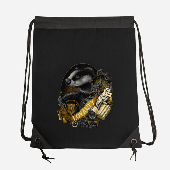 The Loyal House-none drawstring bag-glitchygorilla