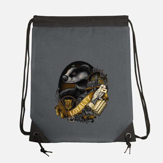 The Loyal House-none drawstring bag-glitchygorilla