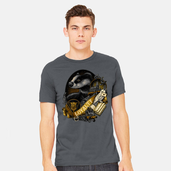 The Loyal House-mens heavyweight tee-glitchygorilla