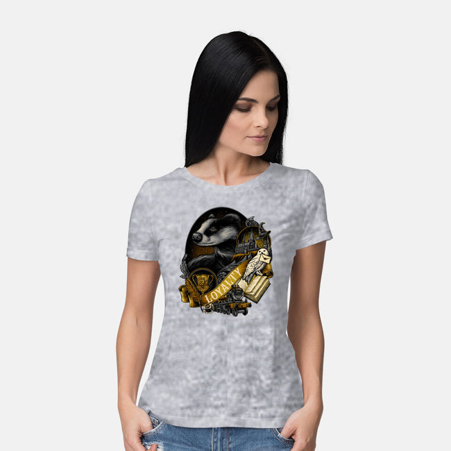 The Loyal House-womens basic tee-glitchygorilla