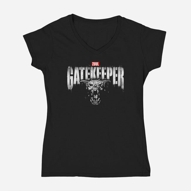 Zuulsher-womens v-neck tee-Getsousa!