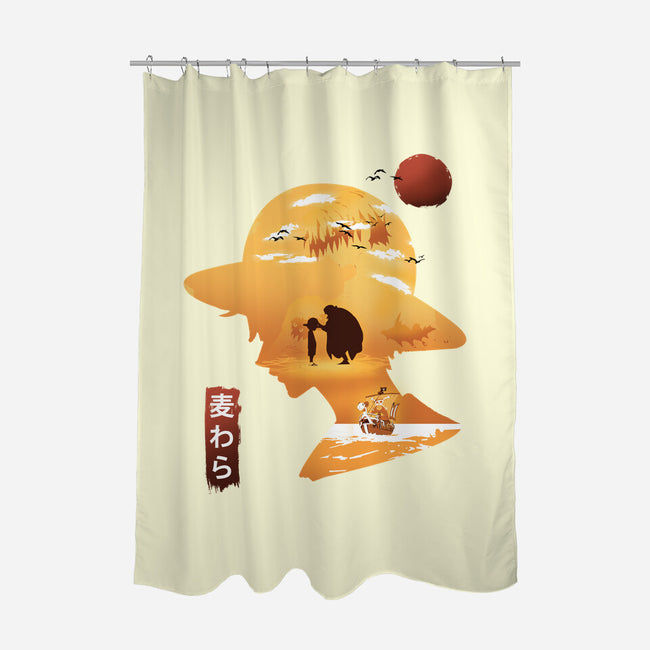 A Good Day To Sail-none polyester shower curtain-kkdesign