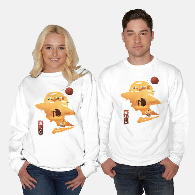 A Good Day To Sail-unisex crew neck sweatshirt-kkdesign