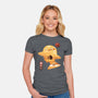 A Good Day To Sail-womens fitted tee-kkdesign