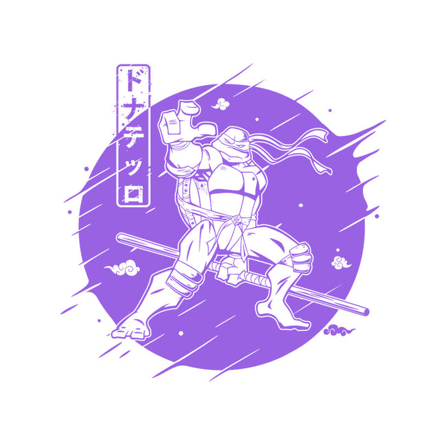 Purple Warrior Turtle-none glossy sticker-Rogelio
