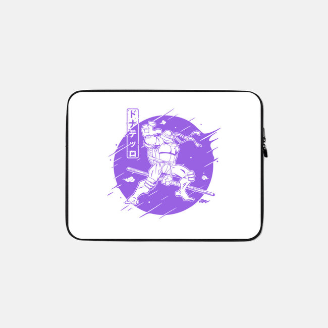 Purple Warrior Turtle-none zippered laptop sleeve-Rogelio