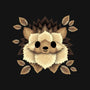 Hedgehog Of Leaves-womens off shoulder sweatshirt-NemiMakeit