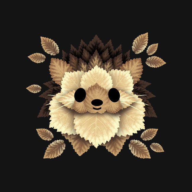 Hedgehog Of Leaves-none drawstring bag-NemiMakeit