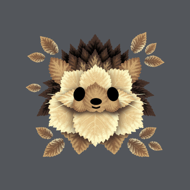 Hedgehog Of Leaves-none outdoor rug-NemiMakeit