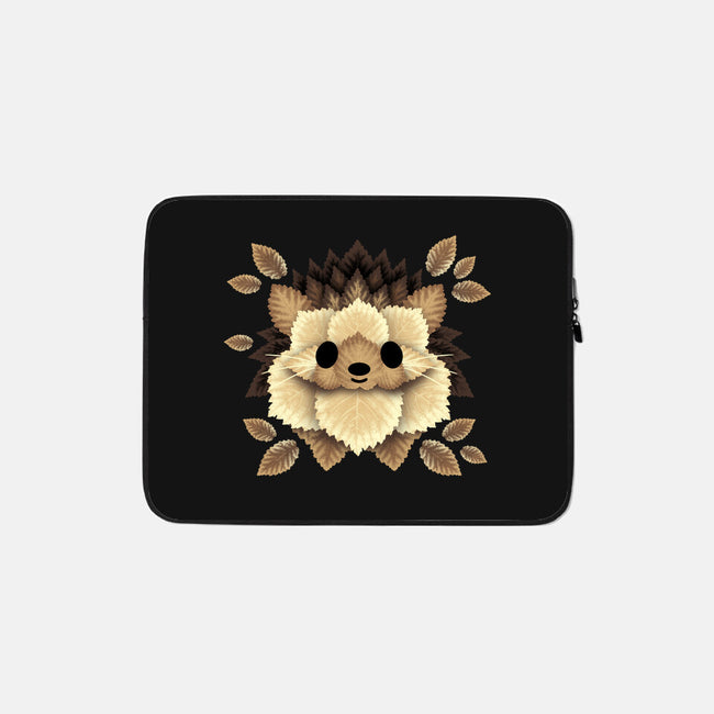 Hedgehog Of Leaves-none zippered laptop sleeve-NemiMakeit