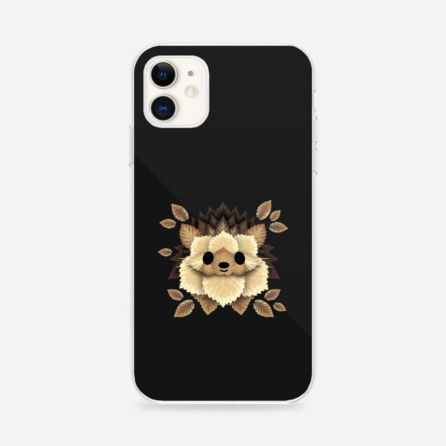 Hedgehog Of Leaves-iphone snap phone case-NemiMakeit