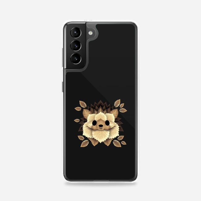 Hedgehog Of Leaves-samsung snap phone case-NemiMakeit
