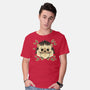 Hedgehog Of Leaves-mens basic tee-NemiMakeit