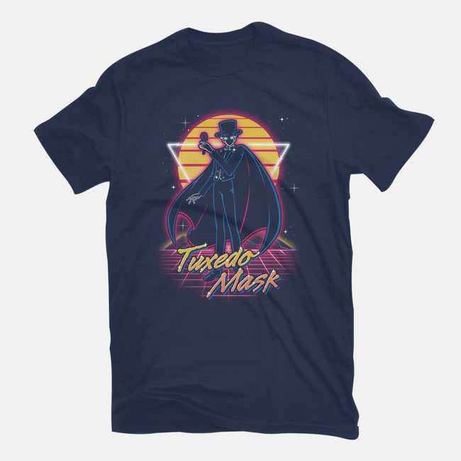 Retro Tuxedo Guardian-womens fitted tee-Olipop