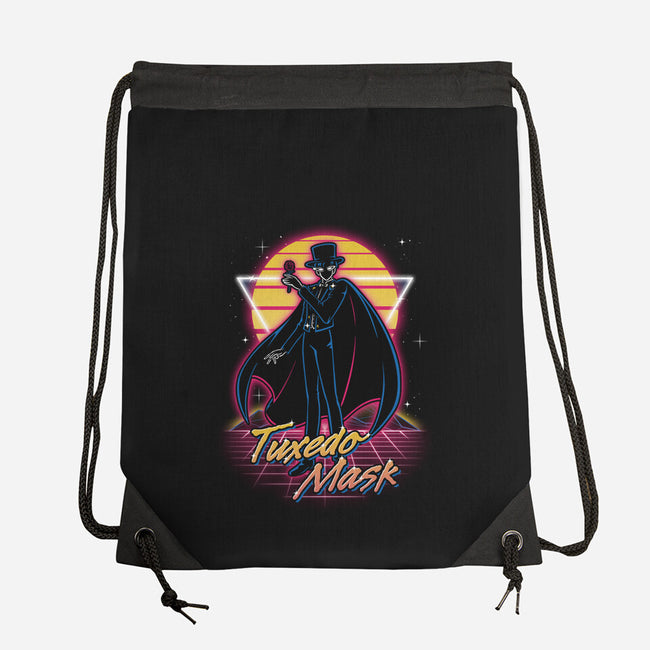 Retro Tuxedo Guardian-none drawstring bag-Olipop
