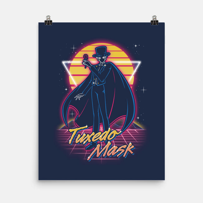 Retro Tuxedo Guardian-none matte poster-Olipop