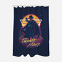 Retro Tuxedo Guardian-none polyester shower curtain-Olipop