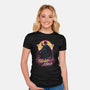 Retro Tuxedo Guardian-womens fitted tee-Olipop