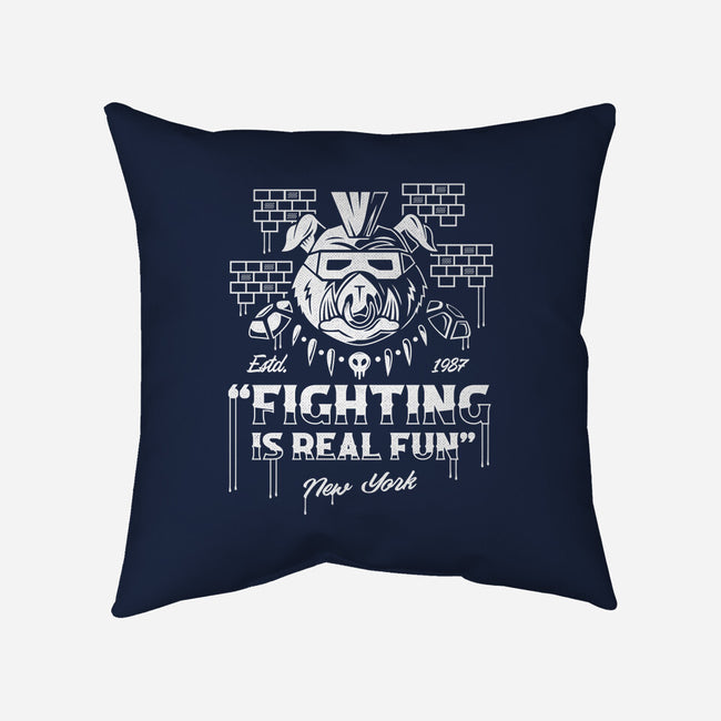 The Punk Pig-none removable cover throw pillow-Logozaste