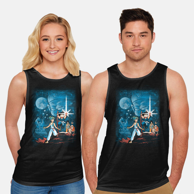 Pilaf Wars-unisex basic tank-trheewood