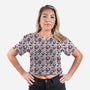 Till Death-womens all over print cropped tee-TeeFury