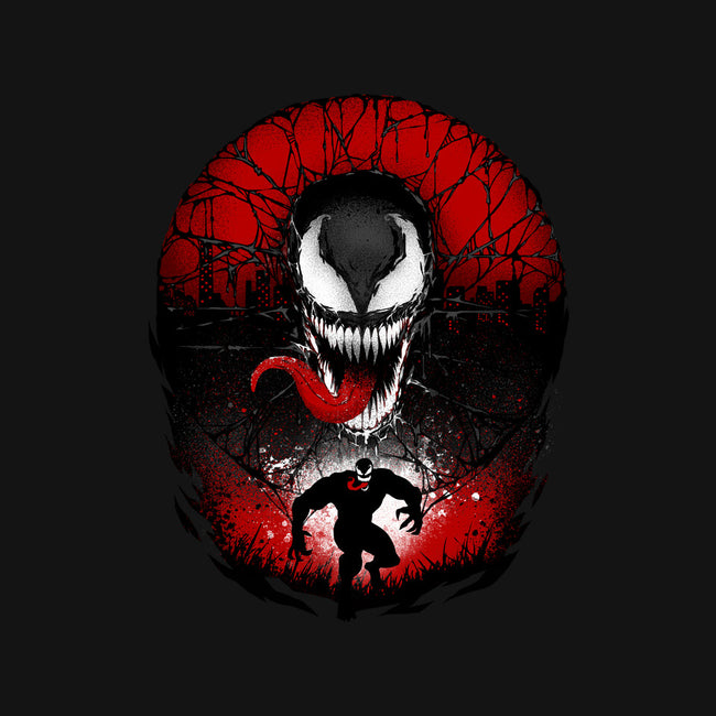 Attack Of The Venom-womens off shoulder tee-hypertwenty